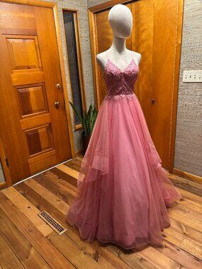Alyce Pink Prom Gown